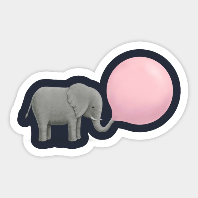 Jumbo Bubblegum Sticker by Terry Fan